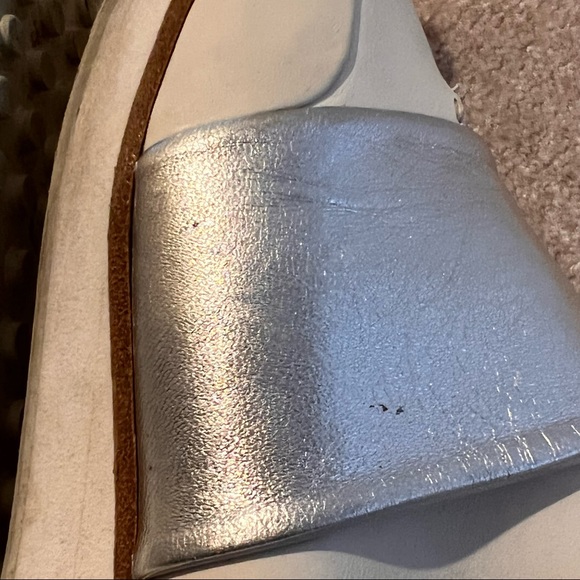 Rag and Bone Dylan Silver Metallic Athletic Shoe Sneaker 9.5 - Picture 14 of 14